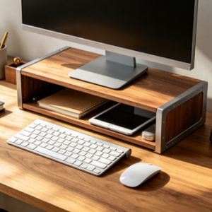Wood & Metal Monitor Riser